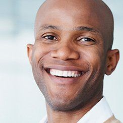 Man with healthy attractive smile