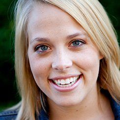 Young woman with beautiful smile