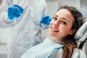 a patient undergoing a dental checkup in Melbourne